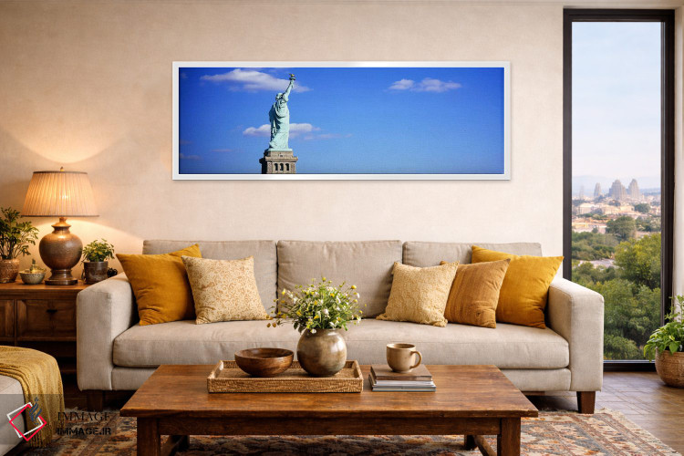 تابلو دکوراتیو Liberty State Park, Liberty Island, New York City, New… اثر پانورامیک ایمجز - D5W