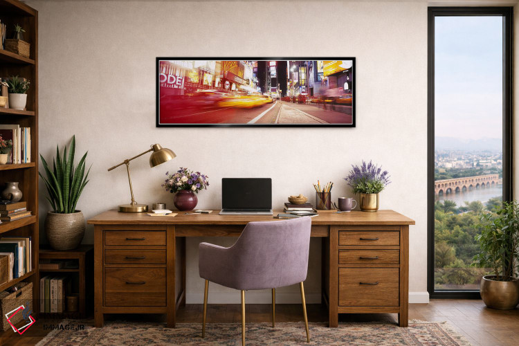 تابلو دکوراتیو Times Square, Midtown, New York City, New York, USA,نما… اثر پانورامیک ایمجز - D3B
