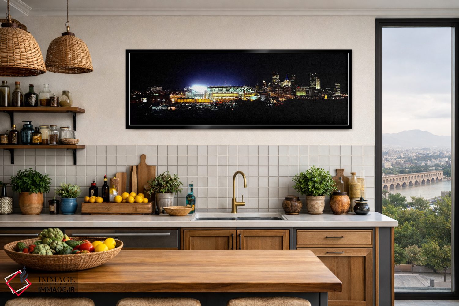 تابلو دکوراتیو Three Rivers Stadium, Pittsburgh, Pennsylvania, USA,ورز… اثر پانورامیک ایمجز - D3B