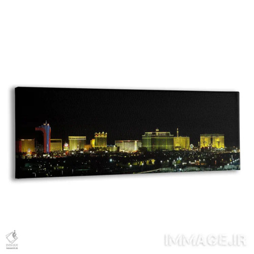 تابلو دکوراتیو Las Vegas, Nevada, USA #2,ساختمان های نورپردازی شده شبا… اثر پانورامیک ایمجز - نمای پرسپکتیو محصول