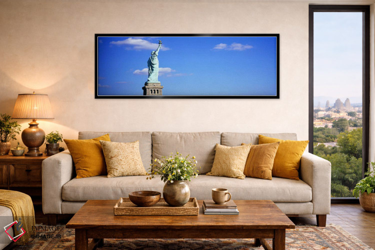 تابلو دکوراتیو Liberty State Park, Liberty Island, New York City, New… اثر پانورامیک ایمجز - D6B