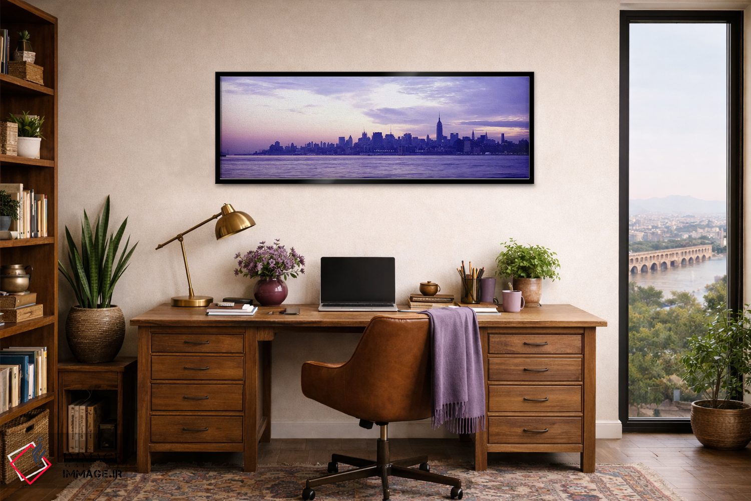 تابلو دکوراتیو at sunriseManhattan, New York City, New York State, USA… اثر پانورامیک ایمجز - D2B