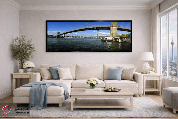 تابلو دکوراتیو East River, Manhattan, New York City, New York State, U… اثر پانورامیک ایمجز - D6B