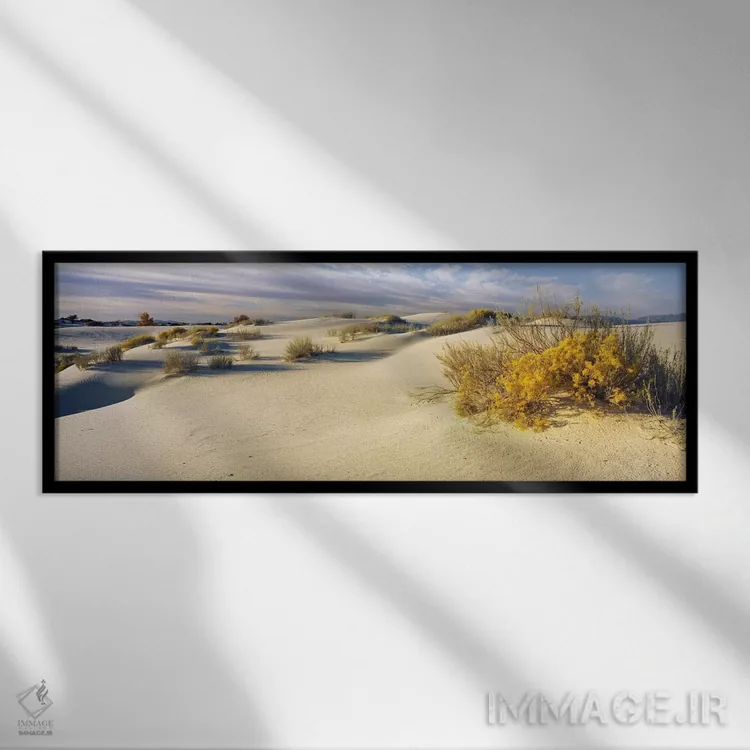 تابلو دکوراتیو White Sands National Monument, Tularosa Basin, New Mexi… اثر پانورامیک ایمجز - نمای قابدار مشکی