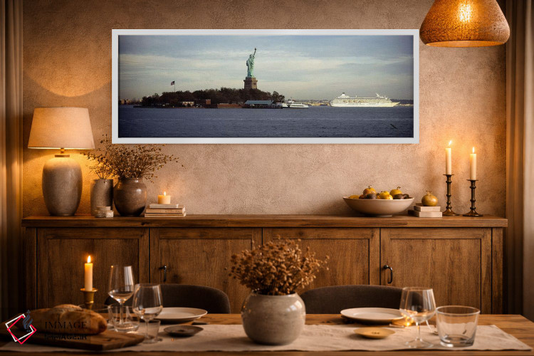 تابلو دکوراتیو Liberty Island, New York City, New York State, USA,مجسم… اثر پانورامیک ایمجز - D1W