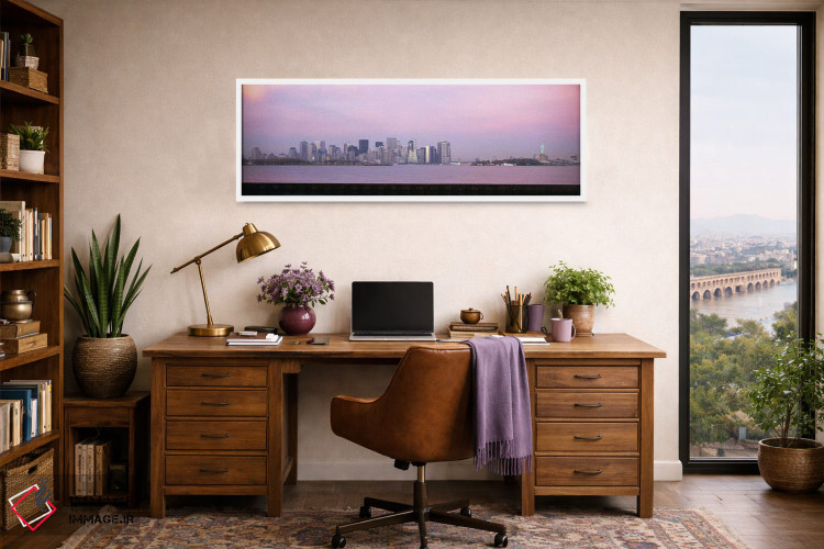 تابلو دکوراتیو Statue of Liberty, Manhattan, New York City, New York S… اثر پانورامیک ایمجز - D1W
