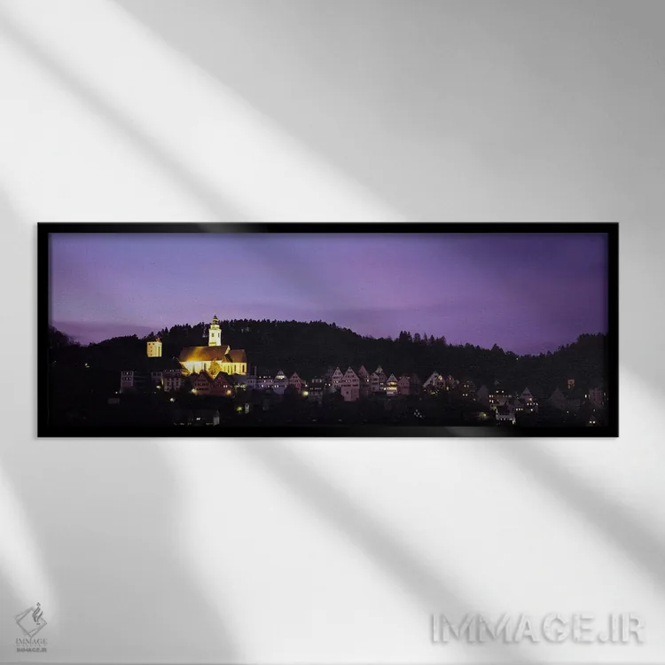 تابلو دکوراتیو Horb Am Neckar, Black Forest, Baden-Wurttemberg, German… اثر پانورامیک ایمجز - نمای قابدار مشکی