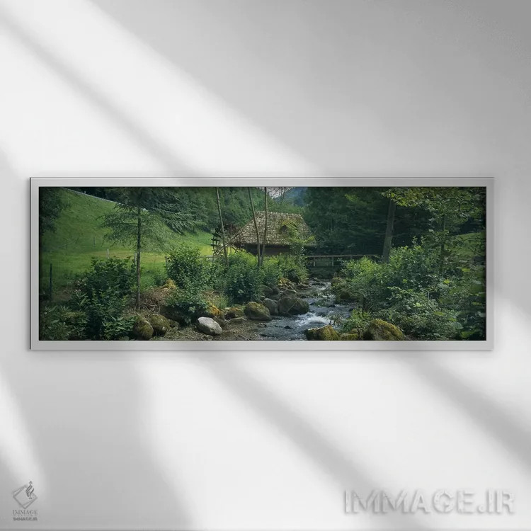 تابلو دکوراتیو Black Forest, Glottertal, Baden-Wurttemberg, Germany,آس… اثر پانورامیک ایمجز - نمای قابدار سفید