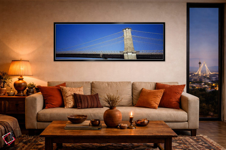 تابلو دکوراتیو Manhattan, New York City, New York State, USA,نمای زاوی… اثر پانورامیک ایمجز - D5B