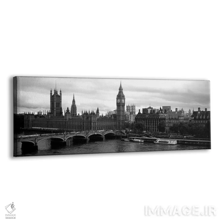 تابلو دکوراتیو Westminster Bridge, Big Ben, Houses of Parliament, City… اثر پانورامیک ایمجز - نمای پرسپکتیو محصول