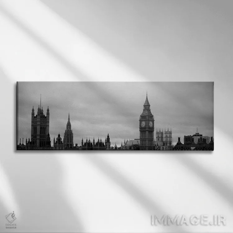 تابلو دکوراتیو City Of Westminster, London, England,معماری گوتیک سیاه… اثر پانورامیک ایمجز - نمای روبهرو روی دیوار