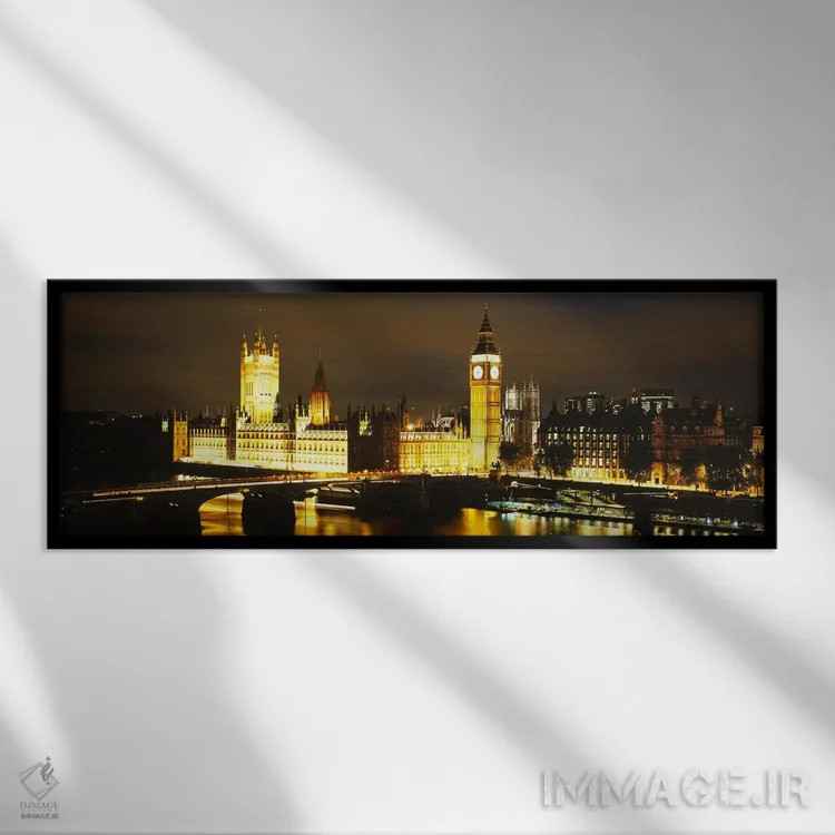 تابلو دکوراتیو City Of Westminster, London, England,کاخ وست مینستر در… اثر پانورامیک ایمجز - نمای قابدار مشکی