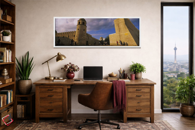 تابلو دکوراتیو Great Mosque, Medina, Sousse, Tunisia,گروهی از مردم در… اثر پانورامیک ایمجز - D1W