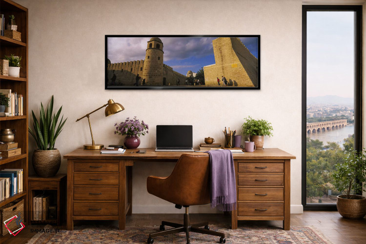 تابلو دکوراتیو Great Mosque, Medina, Sousse, Tunisia,گروهی از مردم در… اثر پانورامیک ایمجز - D3B