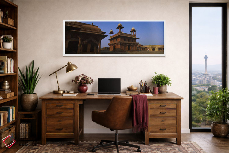 تابلو دکوراتیو Fatehpur Sikri, Fatehpur, Agra, Uttar Pradesh, India,نم… اثر پانورامیک ایمجز - D1W