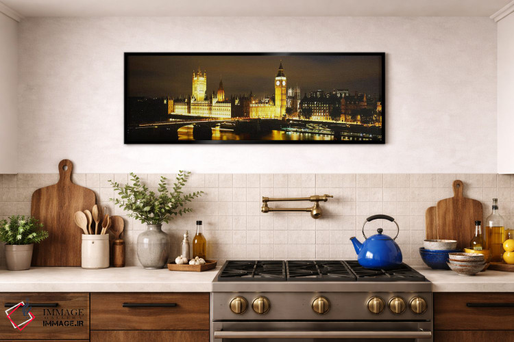 تابلو دکوراتیو City Of Westminster, London, England,کاخ وست مینستر در… اثر پانورامیک ایمجز - D2B