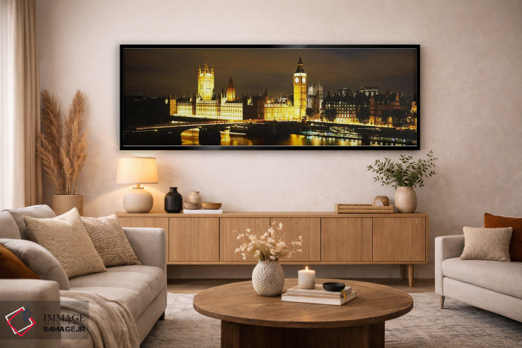 تابلو دکوراتیو City Of Westminster, London, England,کاخ وست مینستر در… اثر پانورامیک ایمجز - D5B