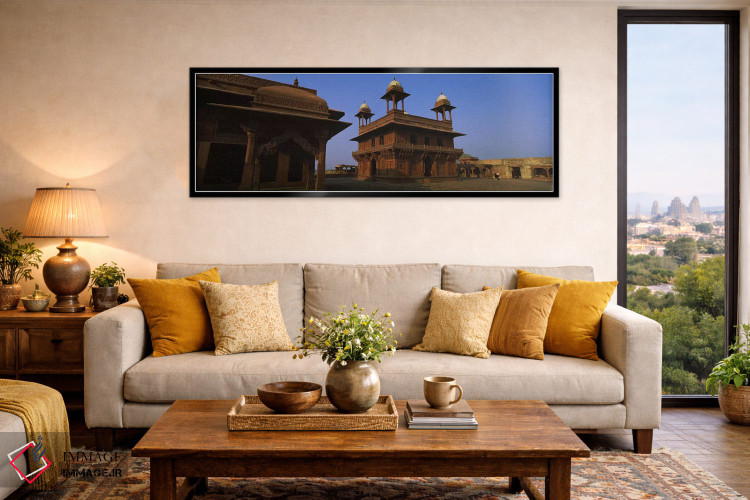 تابلو دکوراتیو Fatehpur Sikri, Fatehpur, Agra, Uttar Pradesh, India,نم… اثر پانورامیک ایمجز - D6B