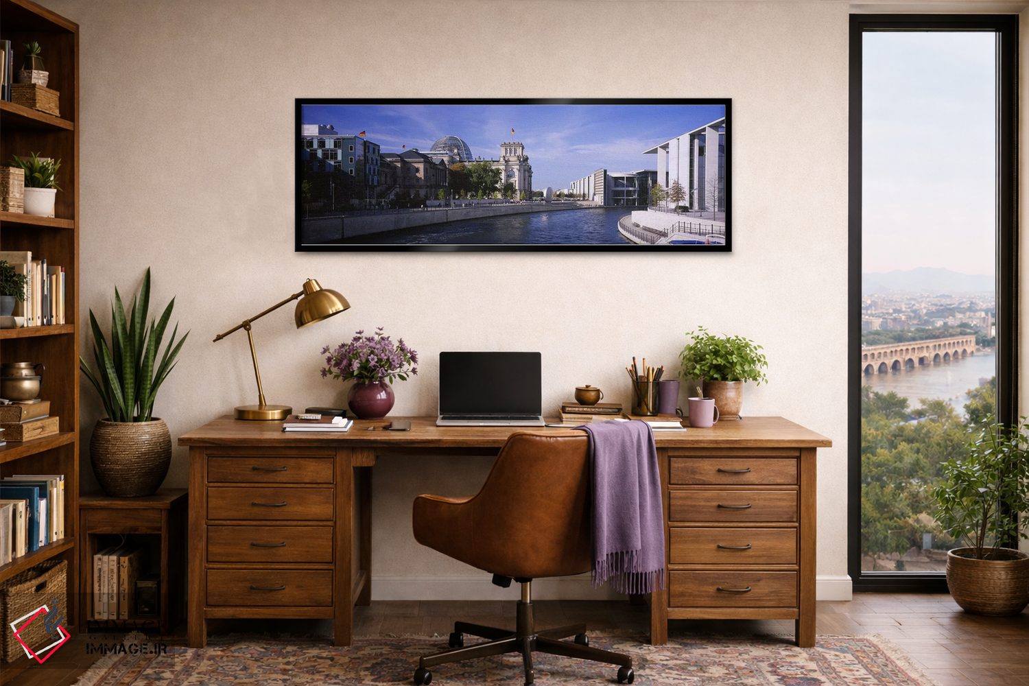 تابلو دکوراتیو Government District, Berlin, Germany,معماری ساحلی، منطق… اثر پانورامیک ایمجز - D2B