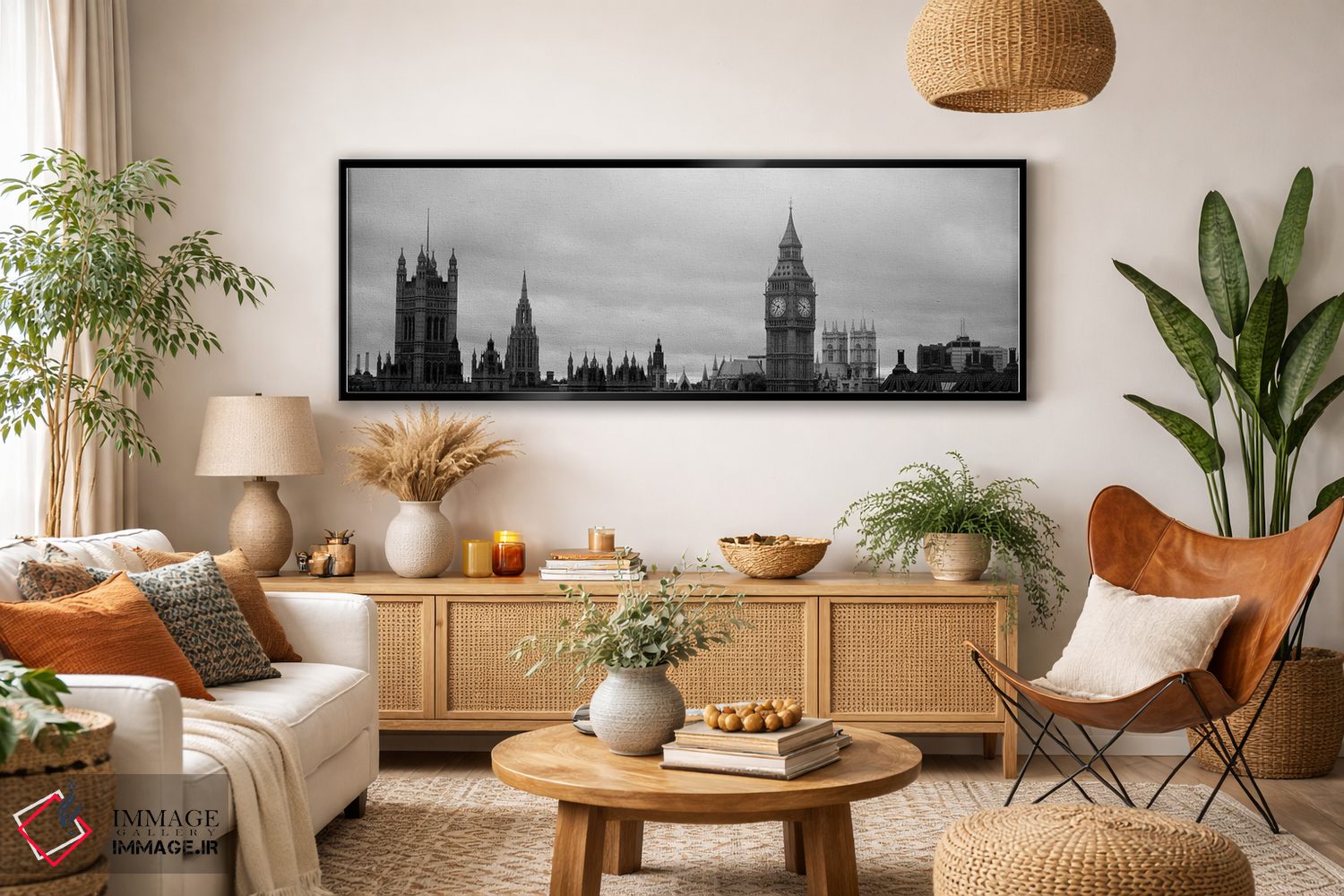 تابلو دکوراتیو City Of Westminster, London, England,معماری گوتیک سیاه… اثر پانورامیک ایمجز - D4B