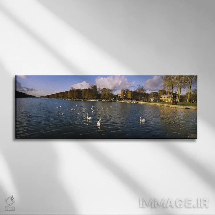 تابلو دکوراتیو Chateau de Versailles, Versailles, Yvelines, France,گرو… اثر پانورامیک ایمجز - نمای روبهرو روی دیوار