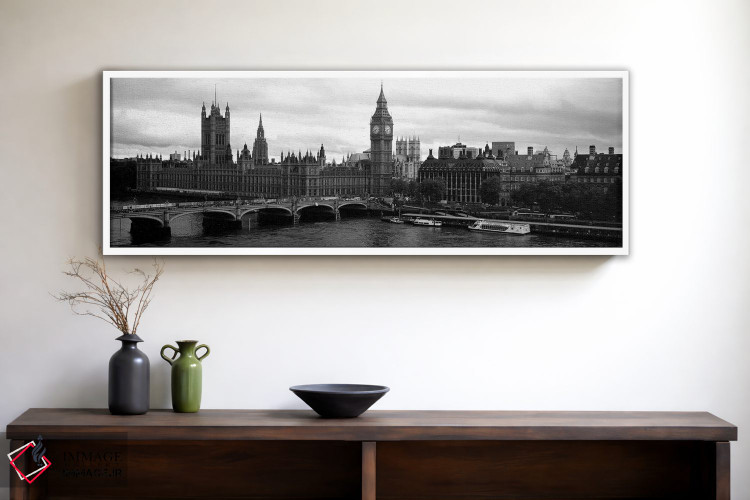 تابلو دکوراتیو Westminster Bridge, Big Ben, Houses of Parliament, City… اثر پانورامیک ایمجز - D1W
