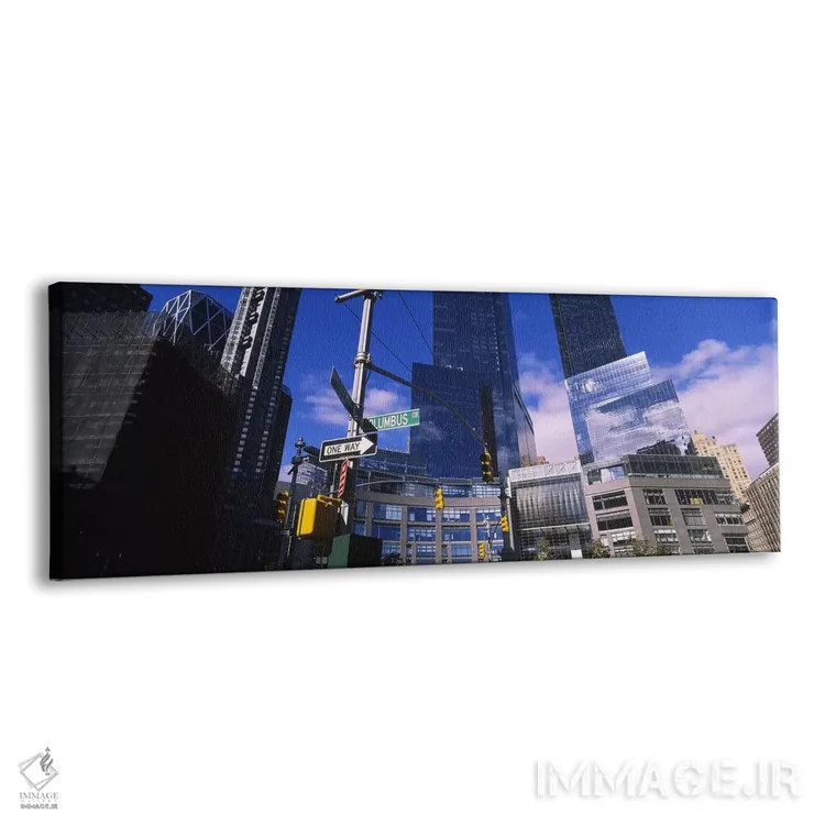 تابلو دکوراتیو Columbus Circle, Manhattan, New York City, New York Sta… اثر پانورامیک ایمجز - نمای پرسپکتیو محصول