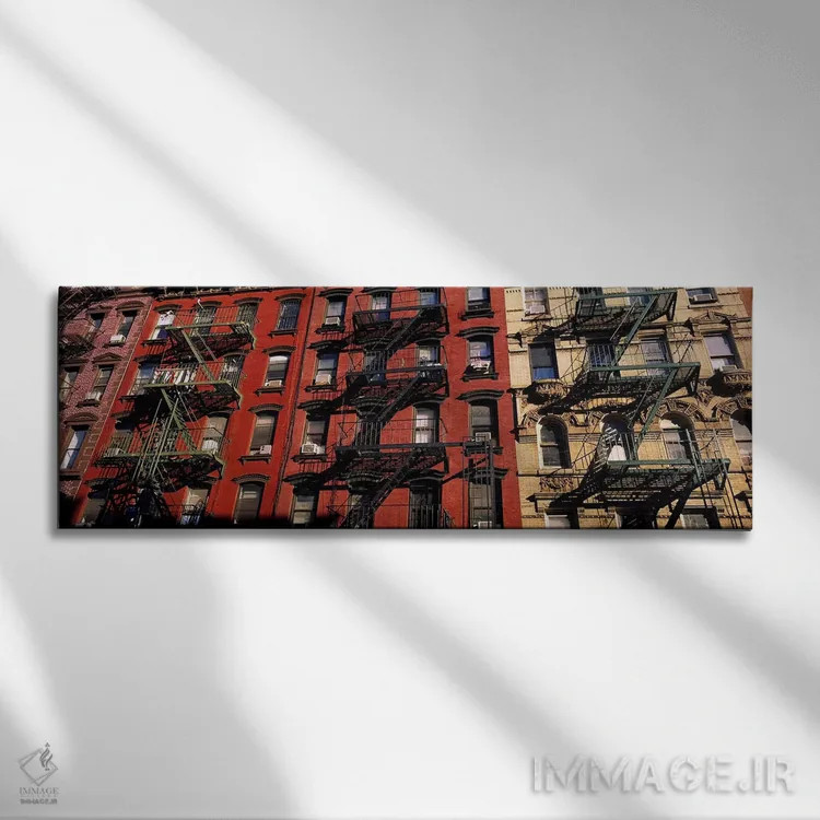 تابلو دکوراتیو Little Italy, Lower Manhattan, New York City, New York… اثر پانورامیک ایمجز - نمای روبهرو روی دیوار