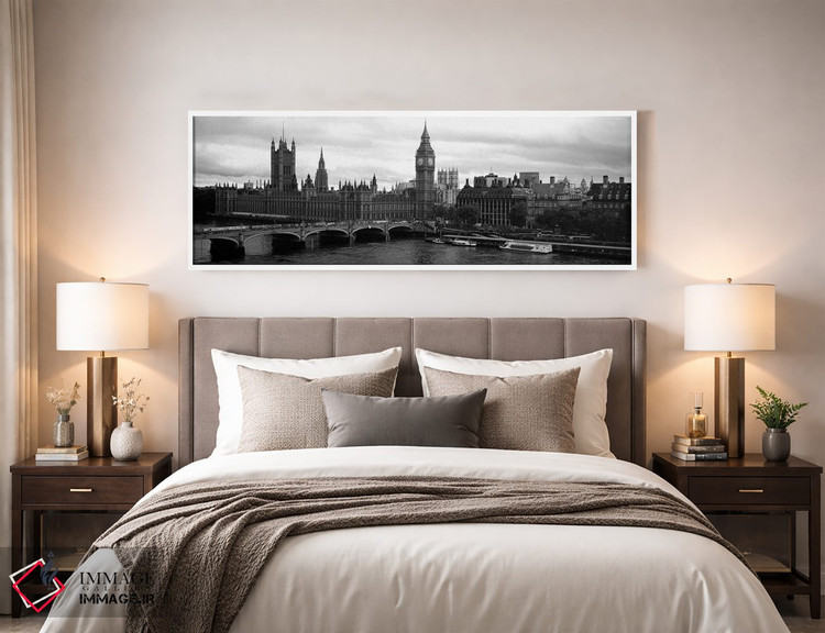 تابلو دکوراتیو Westminster Bridge, Big Ben, Houses of Parliament, City… اثر پانورامیک ایمجز - D5W