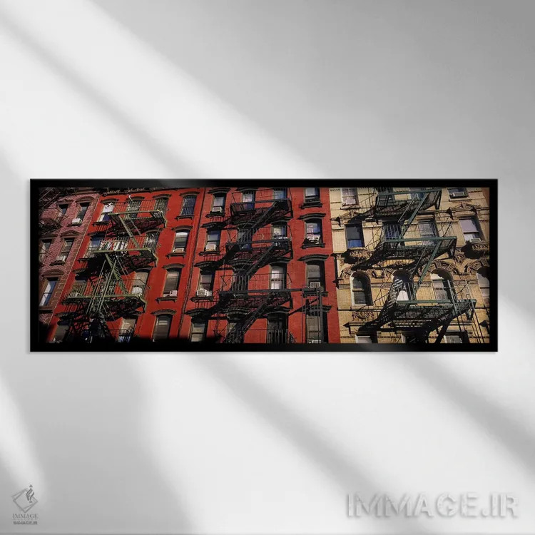 تابلو دکوراتیو Little Italy, Lower Manhattan, New York City, New York… اثر پانورامیک ایمجز - نمای قابدار مشکی
