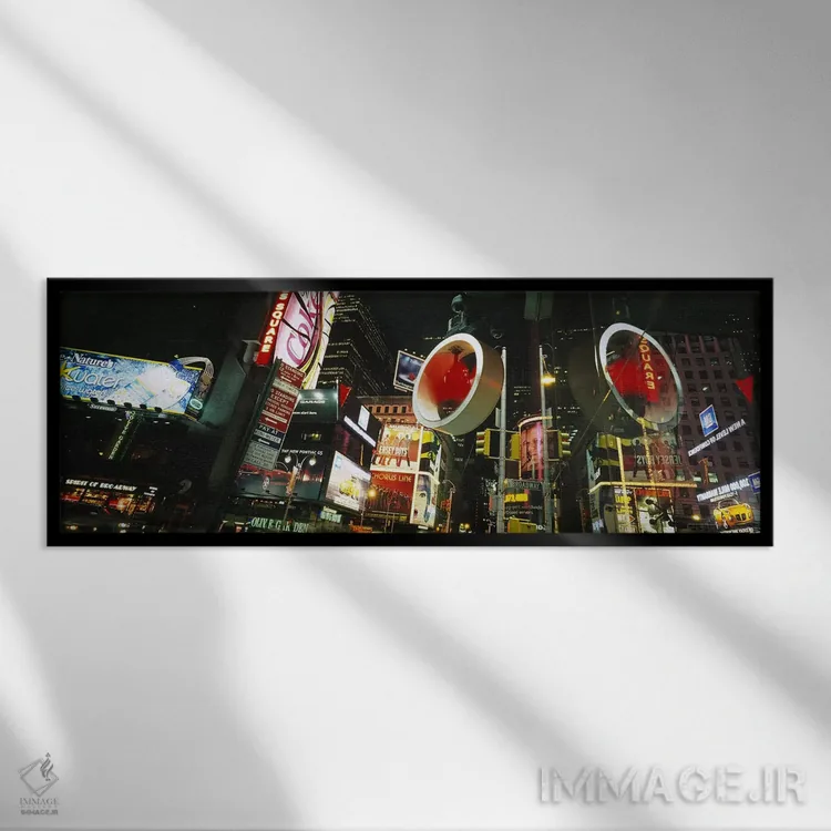 تابلو دکوراتیو Times Square, Manhattan, New York City, New York State… اثر پانورامیک ایمجز - نمای قابدار مشکی