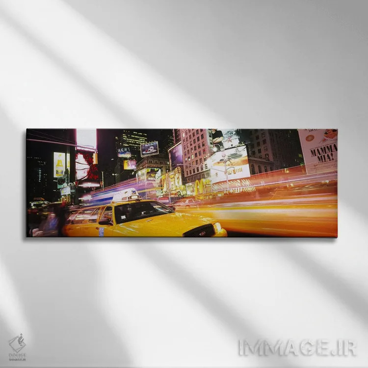 تابلو دکوراتیو Times Square, Manhattan, New York City, New York, USA,ح… اثر پانورامیک ایمجز - نمای روبهرو روی دیوار