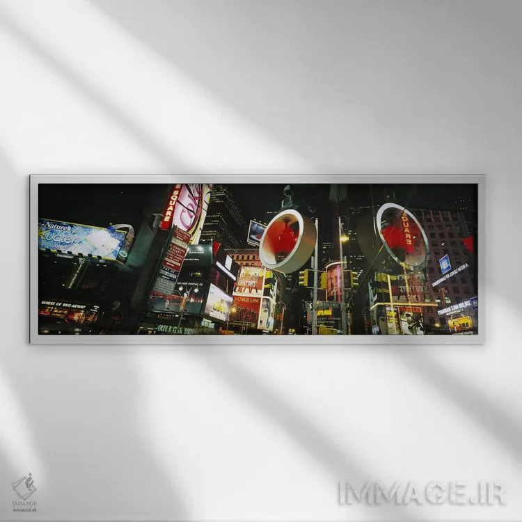 تابلو دکوراتیو Times Square, Manhattan, New York City, New York State… اثر پانورامیک ایمجز - نمای قابدار سفید