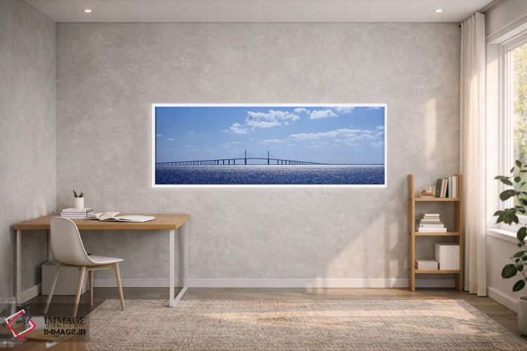 تابلو دکوراتیو Sunshine Skyway Bridge, Tampa Bay, Florida, USA,پل روی… اثر پانورامیک ایمجز - D1W