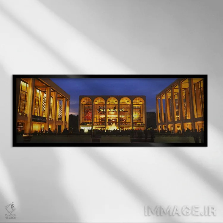 تابلو دکوراتیو Lincoln Center, Manhattan, New York City, New York Stat… اثر پانورامیک ایمجز - نمای قابدار مشکی
