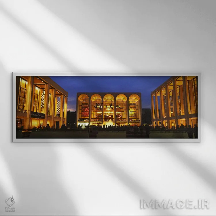 تابلو دکوراتیو Lincoln Center, Manhattan, New York City, New York Stat… اثر پانورامیک ایمجز - نمای قابدار سفید