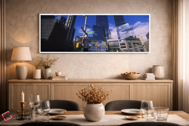 تابلو دکوراتیو Columbus Circle, Manhattan, New York City, New York Sta… اثر پانورامیک ایمجز - D2W