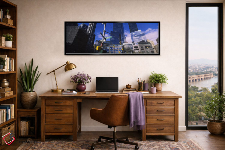 تابلو دکوراتیو Columbus Circle, Manhattan, New York City, New York Sta… اثر پانورامیک ایمجز - D3B