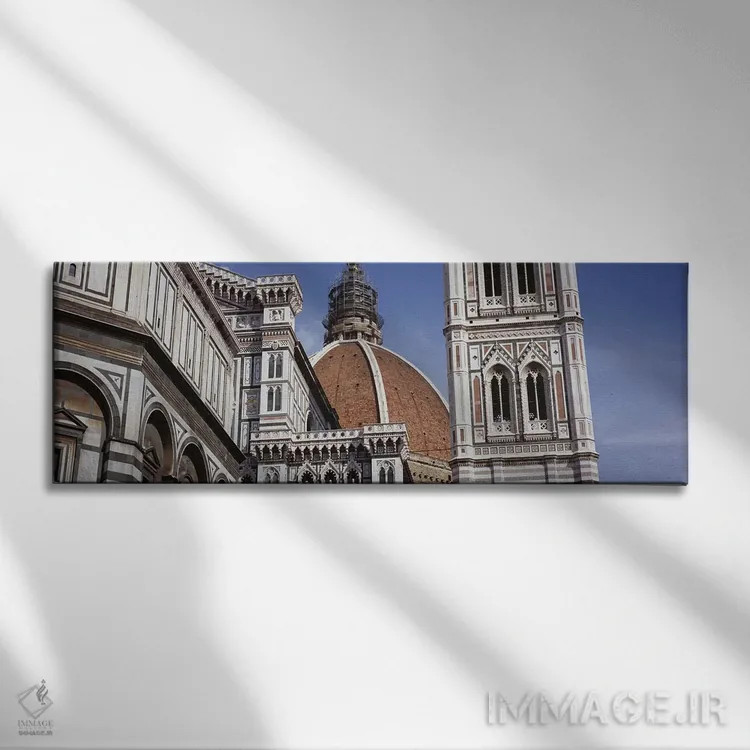 تابلو دکوراتیو Duomo Santa Maria Del Fiore, Florence, Tuscany, Italy,ن… اثر پانورامیک ایمجز - نمای روبهرو روی دیوار