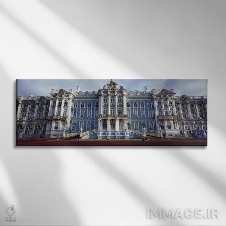 تابلو دکوراتیو Catherine Palace, Pushkin, St. Petersburg, Russia,نمای… اثر پانورامیک ایمجز - نمای روبهرو روی دیوار