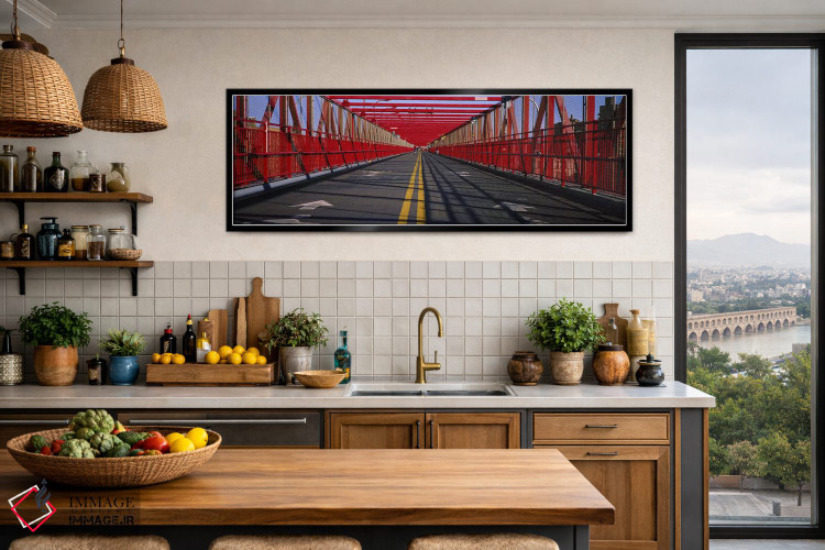 تابلو دکوراتیو Williamsburg Bridge, New York City, New York State, USA… اثر پانورامیک ایمجز - D4B
