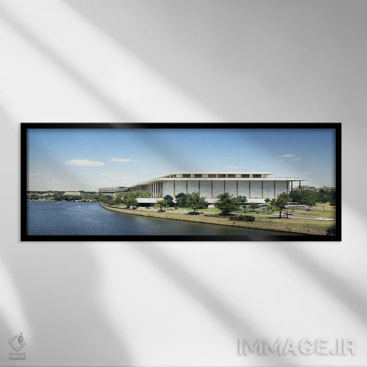 تابلو دکوراتیو John F. Kennedy Center for the Performing Arts, Washing… اثر پانورامیک ایمجز - نمای قابدار مشکی
