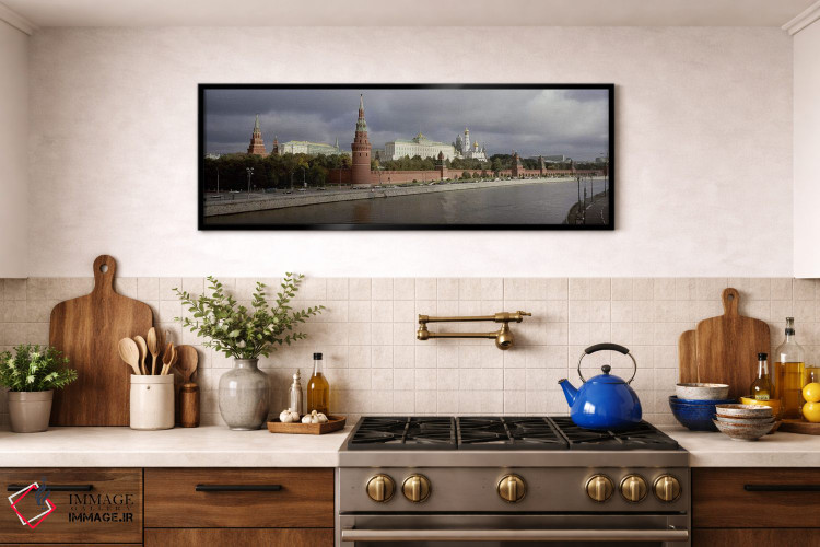 تابلو دکوراتیو Grand Kremlin Palace, Moskva River, Moscow, Russia,ساخت… اثر پانورامیک ایمجز - D2B