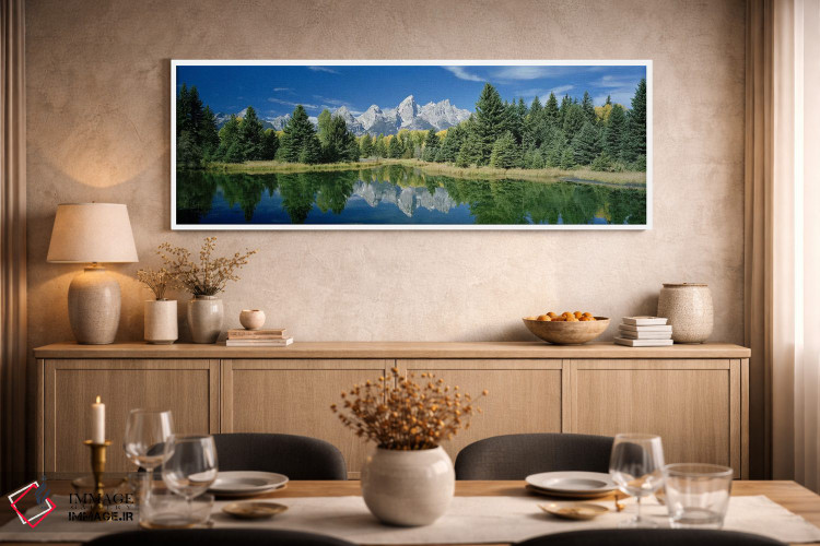 تابلو دکوراتیو Schwabacher's Landing, Grand Teton National Park, Wyomi… اثر پانورامیک ایمجز - D1W