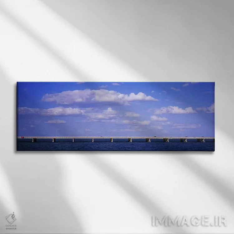تابلو دکوراتیو Tampa Bay, Florida, USA,پل روی خلیج - پل سان شاین اسکای… اثر پانورامیک ایمجز - نمای روبهرو روی دیوار