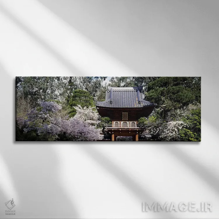 تابلو دکوراتیو Golden Gate Park, San Francisco, California, USA,نمای ز… اثر پانورامیک ایمجز - نمای روبهرو روی دیوار