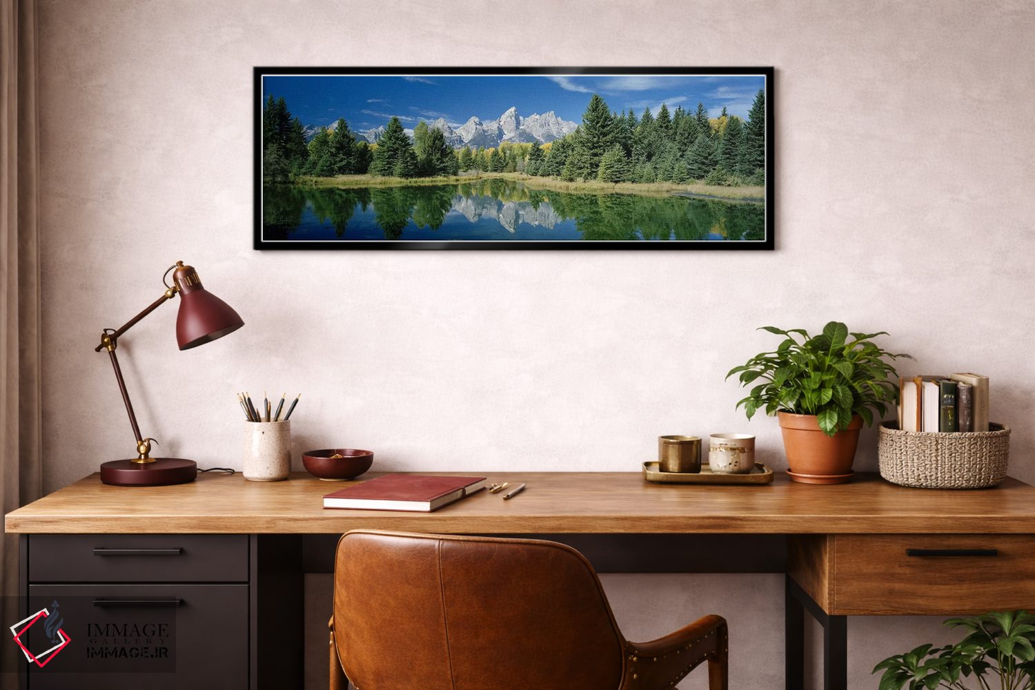 تابلو دکوراتیو Schwabacher's Landing, Grand Teton National Park, Wyomi… اثر پانورامیک ایمجز - D3B