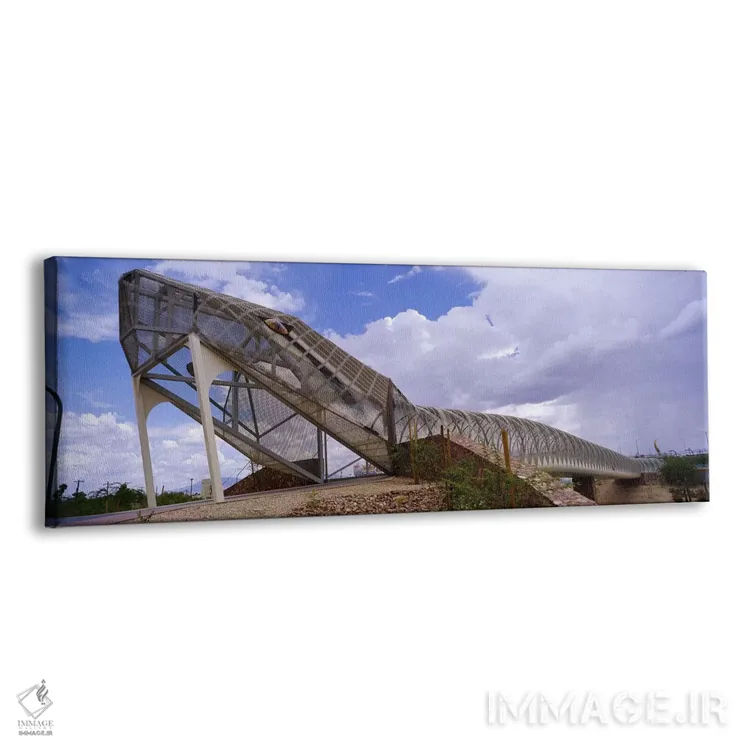 تابلو دکوراتیو Snake Bridge, Tucson, Arizona, USA,پل پیاده رو روی رودخ… اثر پانورامیک ایمجز - نمای پرسپکتیو محصول