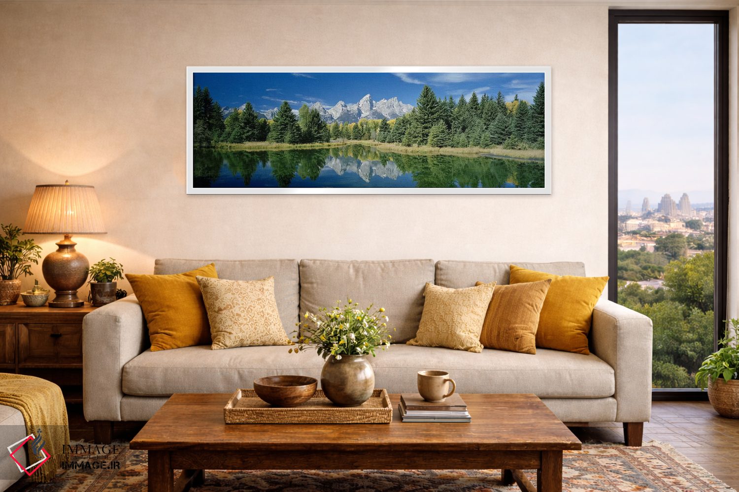 تابلو دکوراتیو Schwabacher's Landing, Grand Teton National Park, Wyomi… اثر پانورامیک ایمجز - D4W