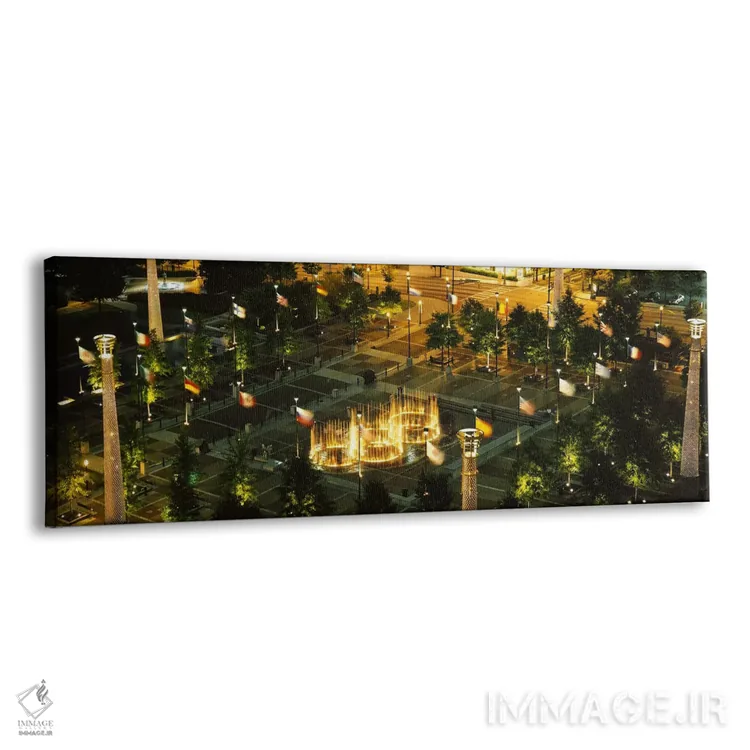 تابلو دکوراتیو Centennial Olympic Park, Atlanta, Georgia, USA,نمای بال… اثر پانورامیک ایمجز - نمای پرسپکتیو محصول
